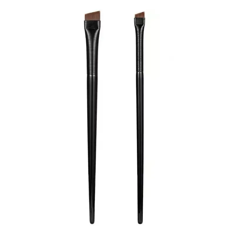 1/2/5/6/10Pcs Neue Klinge Make-Up Pinsel Abgewinkelt Dünne Augenbraue Pinsel Flache feine Eyeliner Pinsel Professionelle Liner Schönheit Bilden Werkzeug