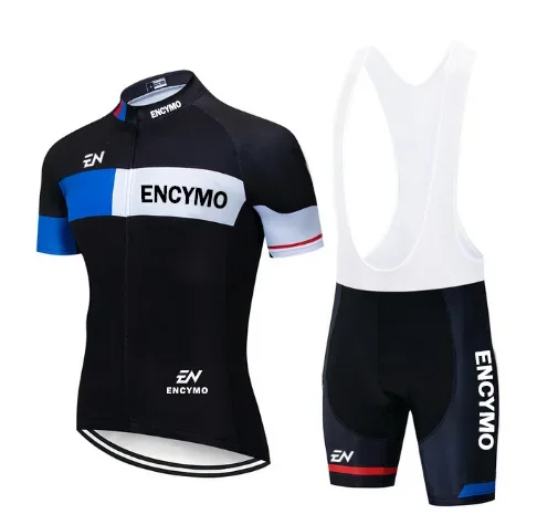 

Cycling Ropa Ciclismo Bicycle Team Short Sleeve Men's Cycling Jersey Summer breathable Cycling Clothing Sets ENCYMO