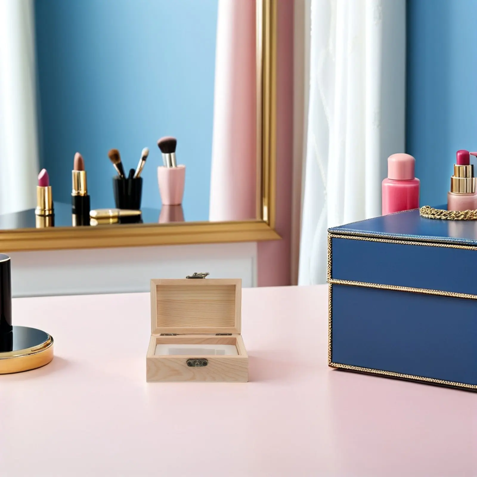 

3Pcs Wooden Essential Oil Organizer Box with Foam Padding Shockproof Uv-Blocking Aromatherapy Storage Case for Travel Home