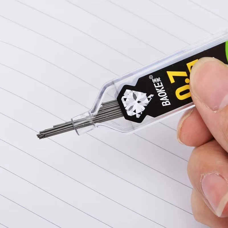 3 Teile/satz 0,5 0,7mm Seite Drücken Mechanische Bleistift mit Radiergummi HB Führt Schule Büro Malerei Schreiben Schreibwaren – Detail 4