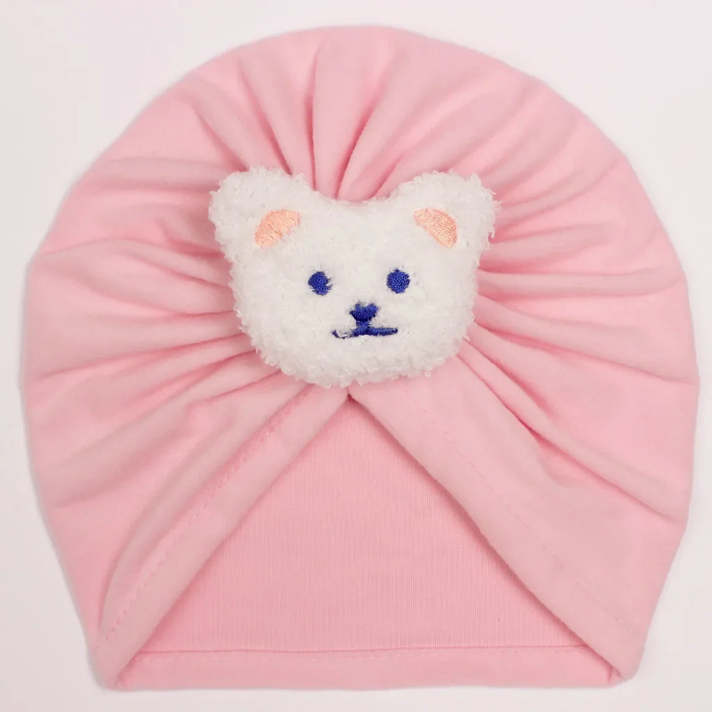 European and American New Children's Bags Cap Baby Bear Hat Infant Warm Keeping Girls Hats