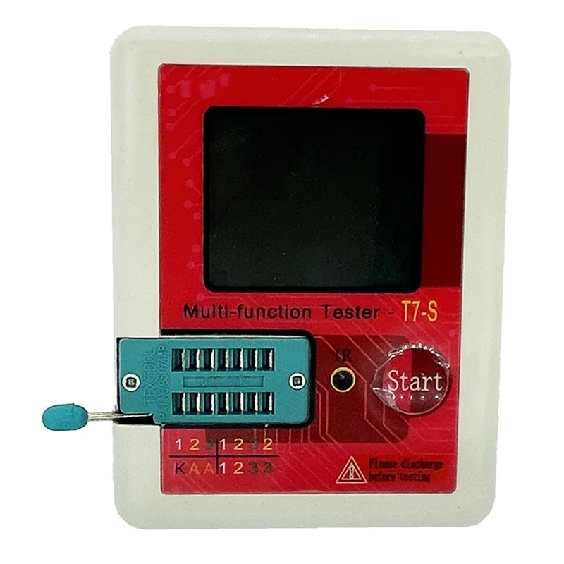 Eccellente-Nuovo tester per transistor ad alta precisione LCR-TC7S Tester di resistenza di capacità multimetro per componenti schermo a colori