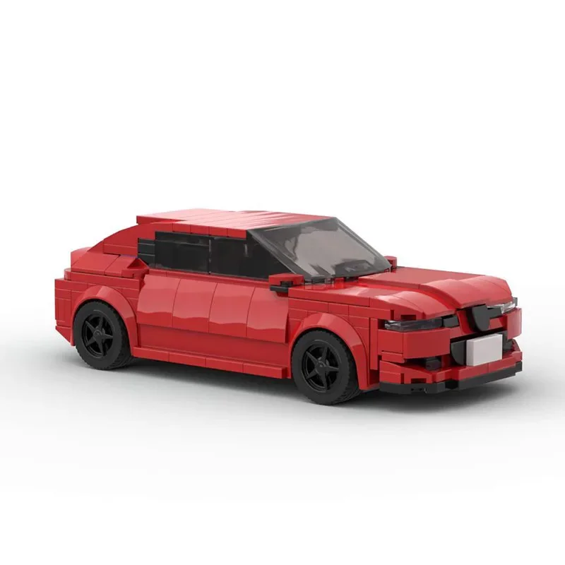 MOC Seated Leon Mk1 Cupra R Champions Sports Cars Building Blocks Vehicle Bricks Set Kids Christmas Toys Gifts For Boys Girls