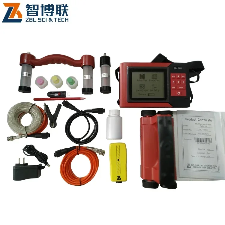 ZBL-R800 parede integrada aplicação integridade concreto d vergalhão detector vergalhão scanner localizador teste de corrosão