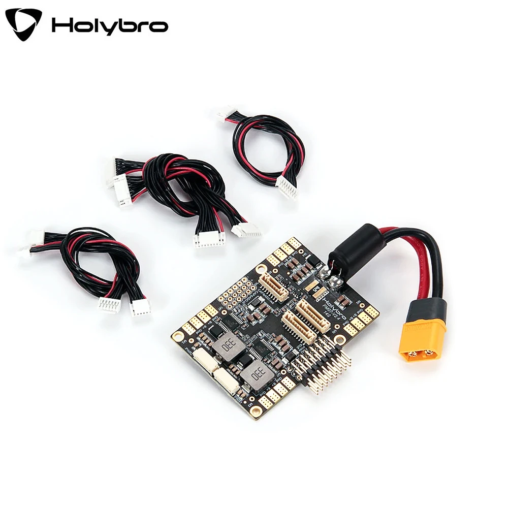 

HolyBro PM07 Модуль управления питанием PM с выходом 5 В UBEC 2-12s для контроллера полета Pixhawk 4 PX4 RC FPV Racing Drone Parts