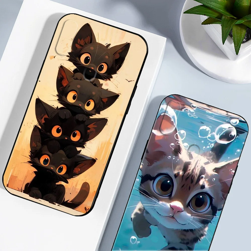 For Samsung A11 Case 6.4" Phone Back Cover For Samsung Galaxy A11 GalaxyA11 A 11 a115 black tpu case creative cute design