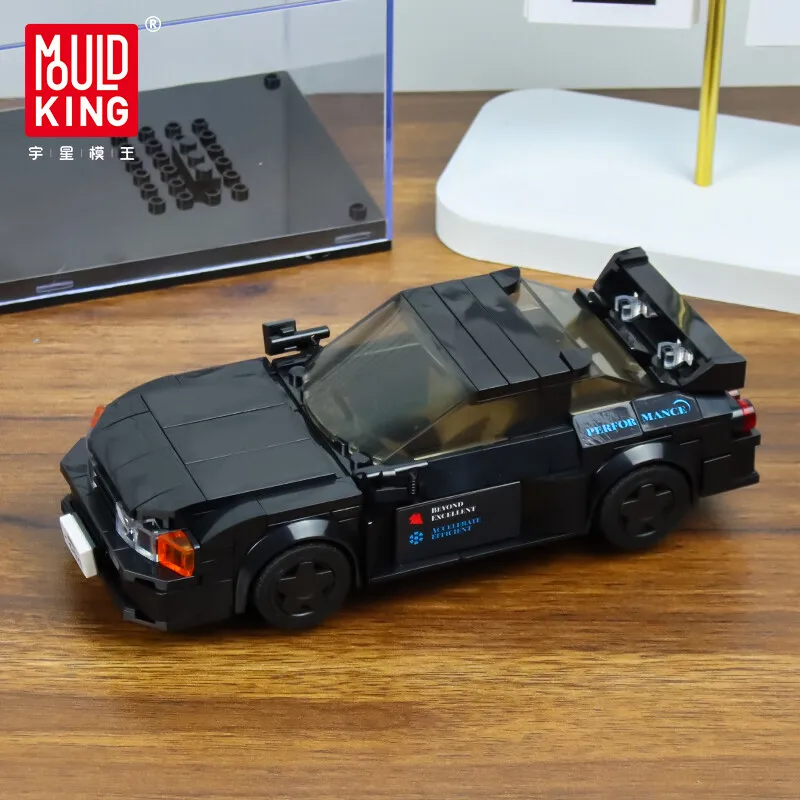 

Mould King GTR32 Sports Car Building Blocks Kit with Display Box Assembly Toy Bricks Mini Luxury Car Series Kid Gift 27014