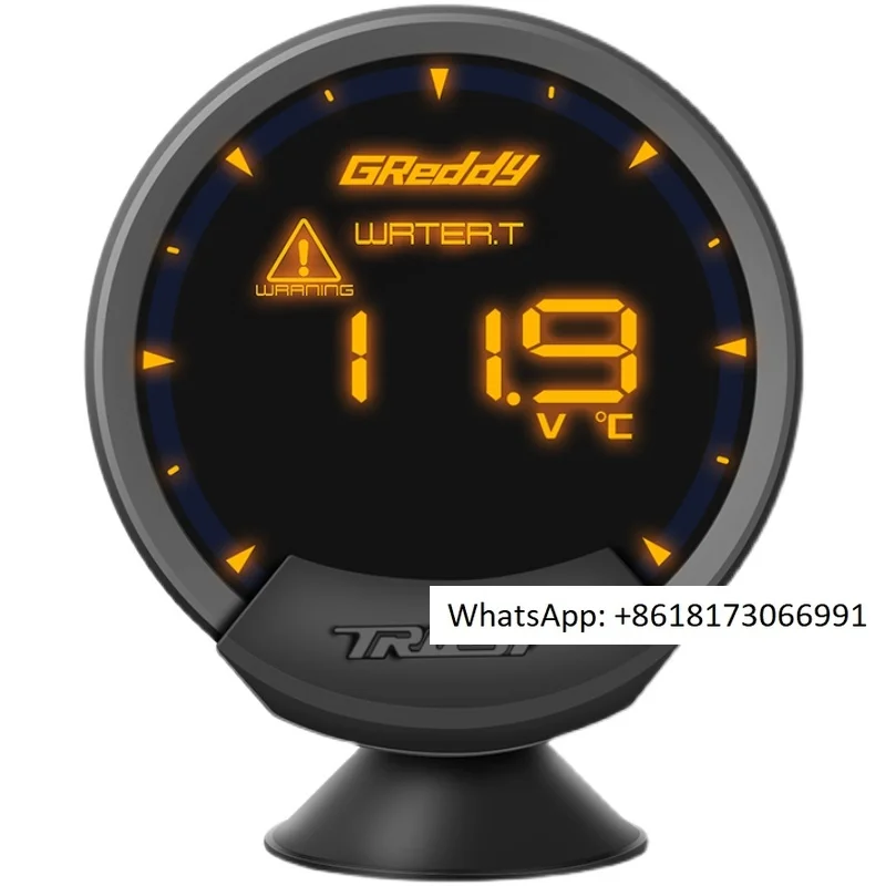 OBD digital display modified instrument panel, LCD multifunctional turbine water temperature and RPM boost gauge