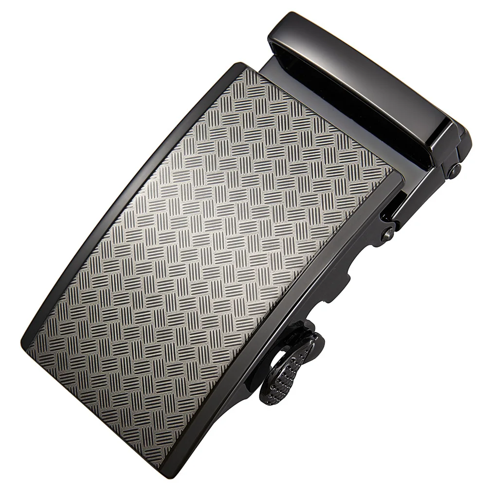 رأس مشبك أوتوماتيكي جديد، مشبك حزام للرجال، مشبك حزام من سبائك الزنك الأبيض 3.5 سم #2