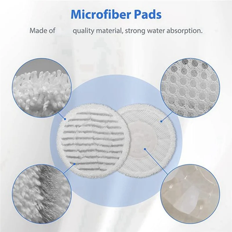 Stable-10 Pcs S7000 Steam Mop Pads For Shark S7000 S7001 T2 T21 U6002 Series Steam Steam Mop Washable Rag Spare Parts
