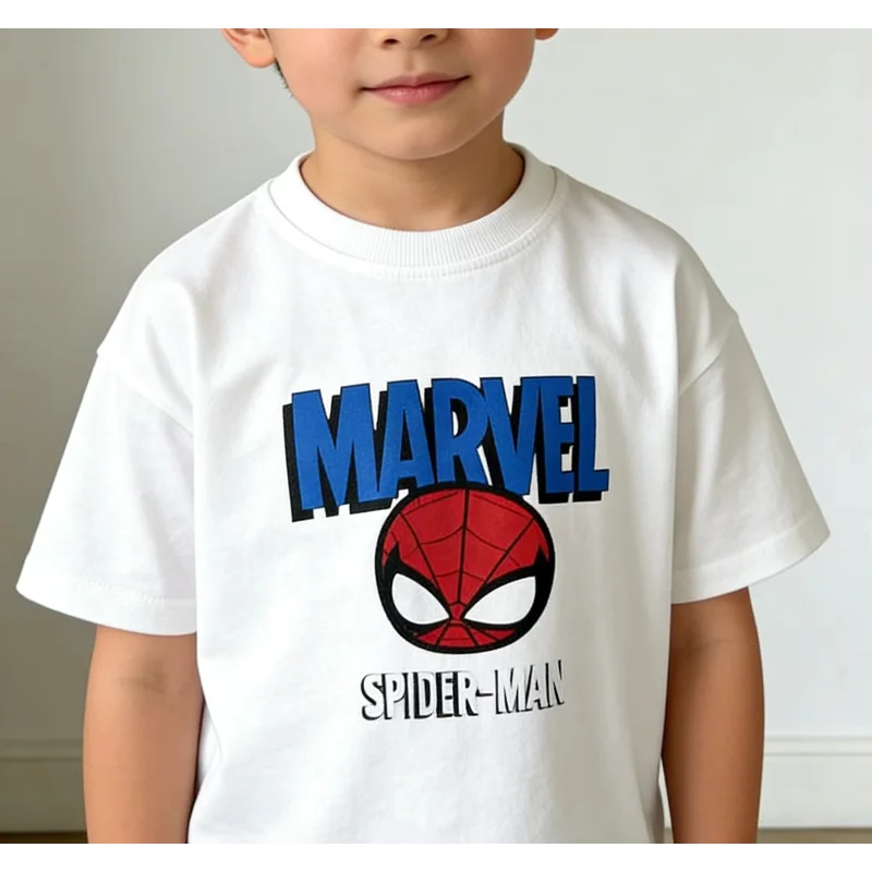 Avengers Heroes Cartoon Printed T-shirt Handsome Children's 