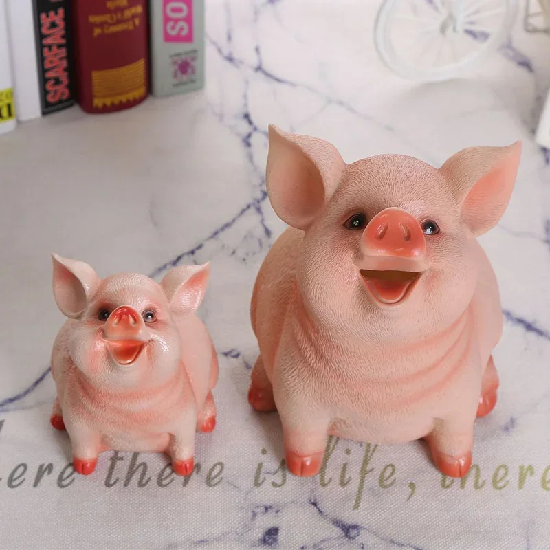 Pig Piggy Bank Child Piggy Bank Household Items Children Toys Money Boxes Cartoon Pig Shaped Birthday Gift Coins Storage Box