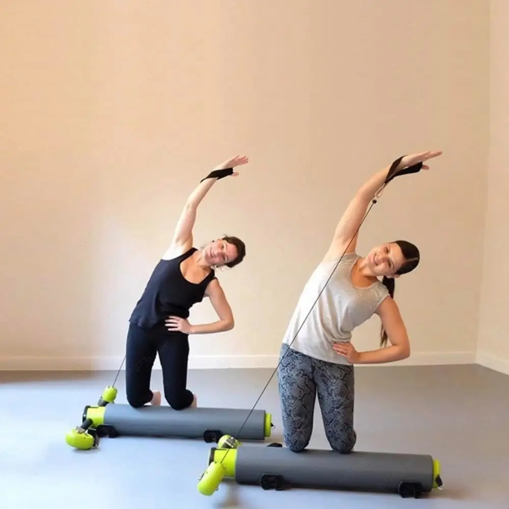 Abdominal Roller Wheel for Core Training, Multifunctional Exercise Equipment with Resistance Bands for Balance & Yoga