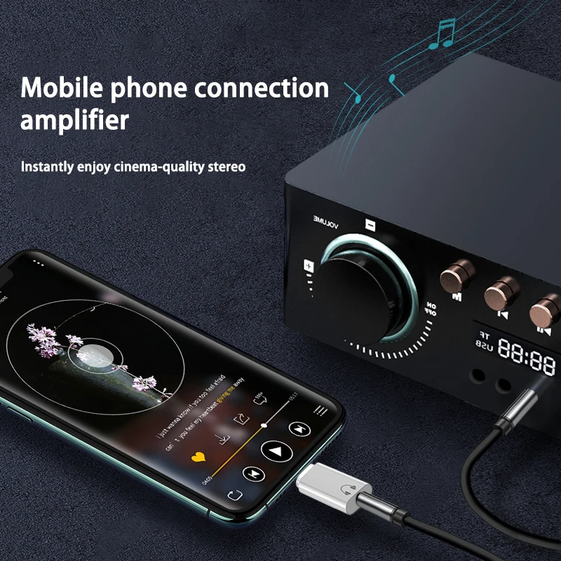 Adaptador tipo C macho a hembra de 3,5mm para Macbook, Samsung, Xiaomi, Redmi, Huawei honor, convertidor de auriculares con cable de 3,55mm, OTG, 2 uds.