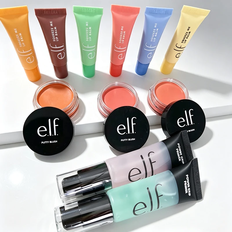 Best Selling Elf Oil Control Makeup Primer with A Lightweight Non Greasy Texture Mild Fruit Flavor Lipstick Lip Gloss Cosmetics