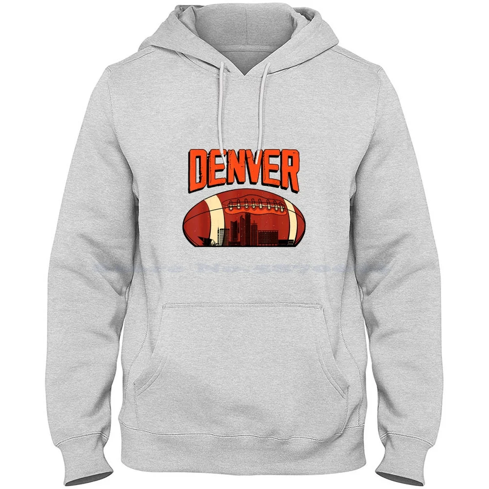 Football Essential 100% Cotton Hoodie T Shirt Russell Jerry Jeudy Randy Gregory American Football Afc West Broncos Football