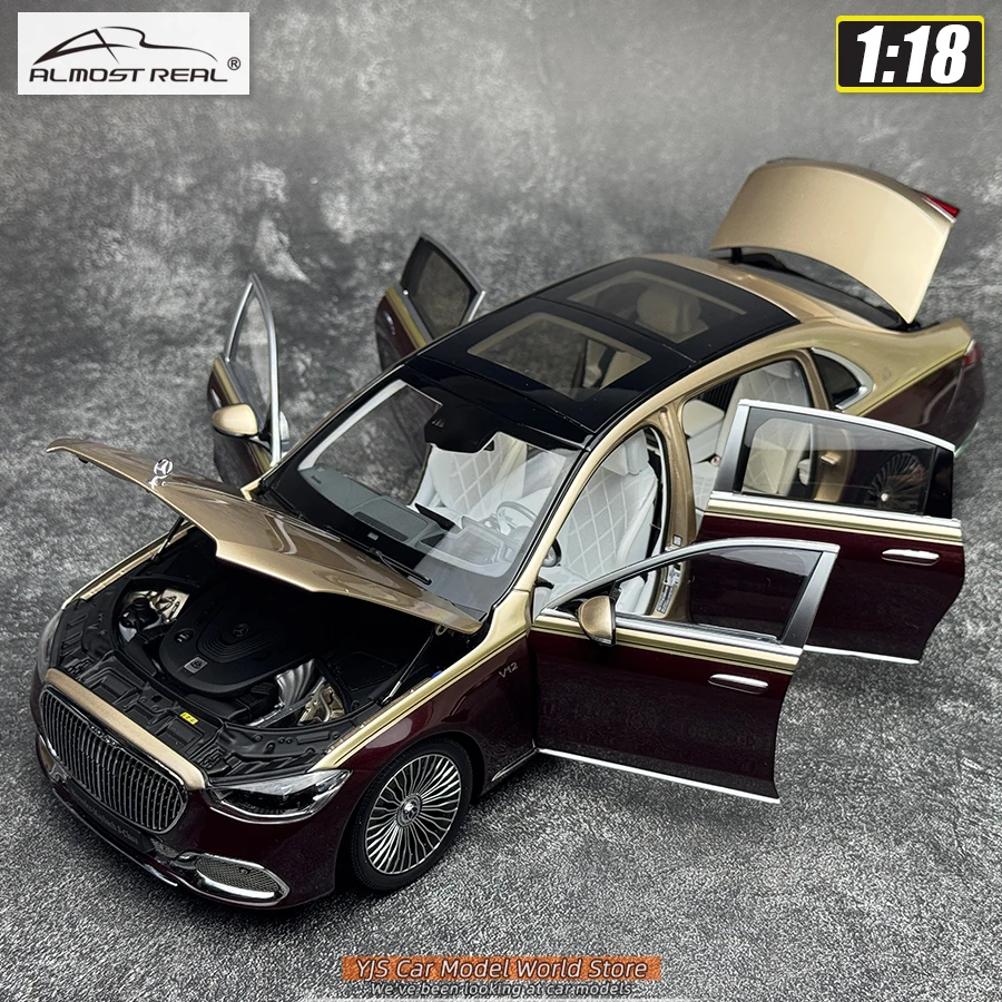 ほぼ実物大 AR 1:18 マイバッハ S680 新型 Sクラス W223 2021 合金製