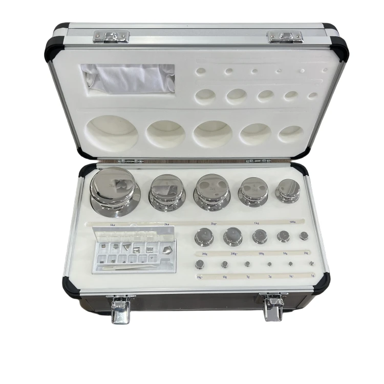 

Weighing M1 1mg-5kg 28pcsTest Weight Set Standard Mass Stainless Steel Weight For Lab Balance