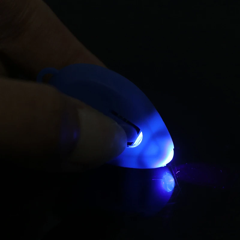 Hot sale 5pcs Mini UV Keychain LED Key Ring Flash Flashlight Torch Anti Blue Light Test Lamp