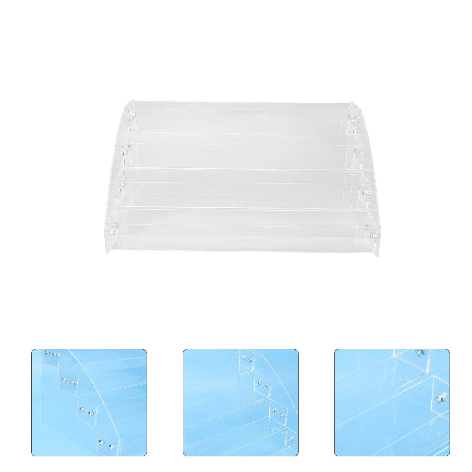 

1Pcs Acrylic Multi-Layer Nail Polish Organizer Rack Lipstick Storage Display Makeup Holder Lipstick Rack