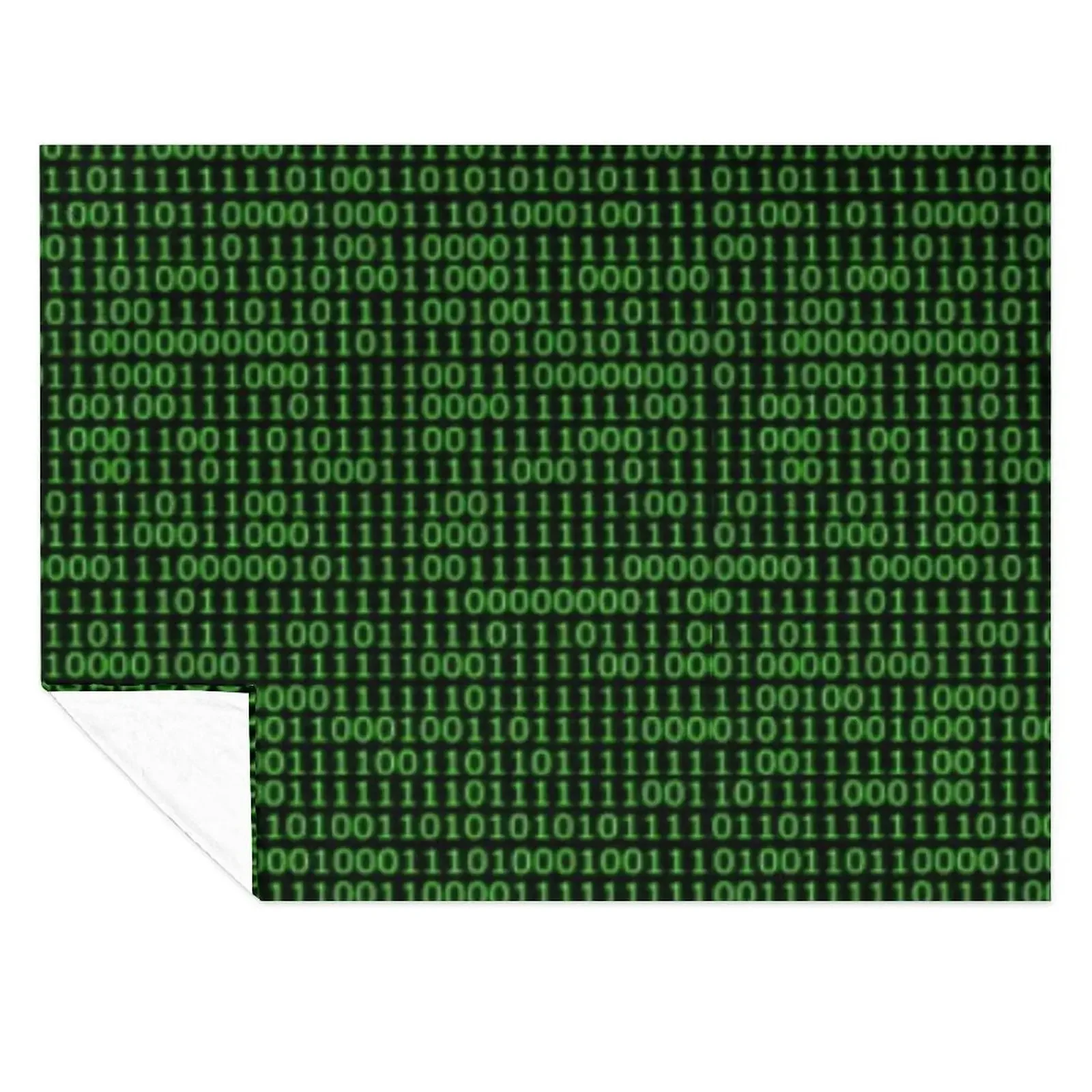 

Binary Code Throw Blanket Bed linens Flannel Soft for babies Blankets