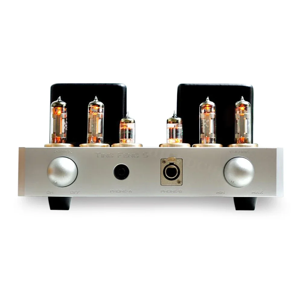 MZ-5 Full Balance Vacuum Tube Pre Amplifier Preamp with Headphone Earphone Amp Double 100W Transformer 5814(12AU7)x2, 6c19x4