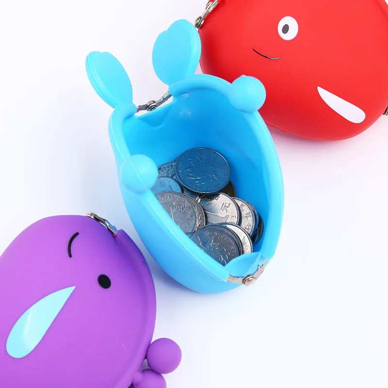 Cute Fish Silicone Change Wallet