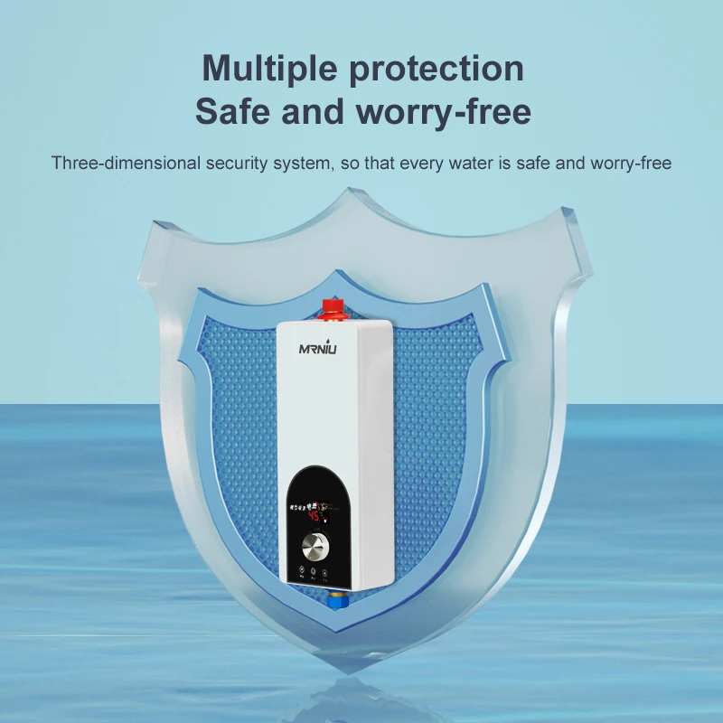 220V 5500W 순간 전기 온수기 자동 온수 샤워/욕실 싱크대 아래 설치 주방 호텔 적합