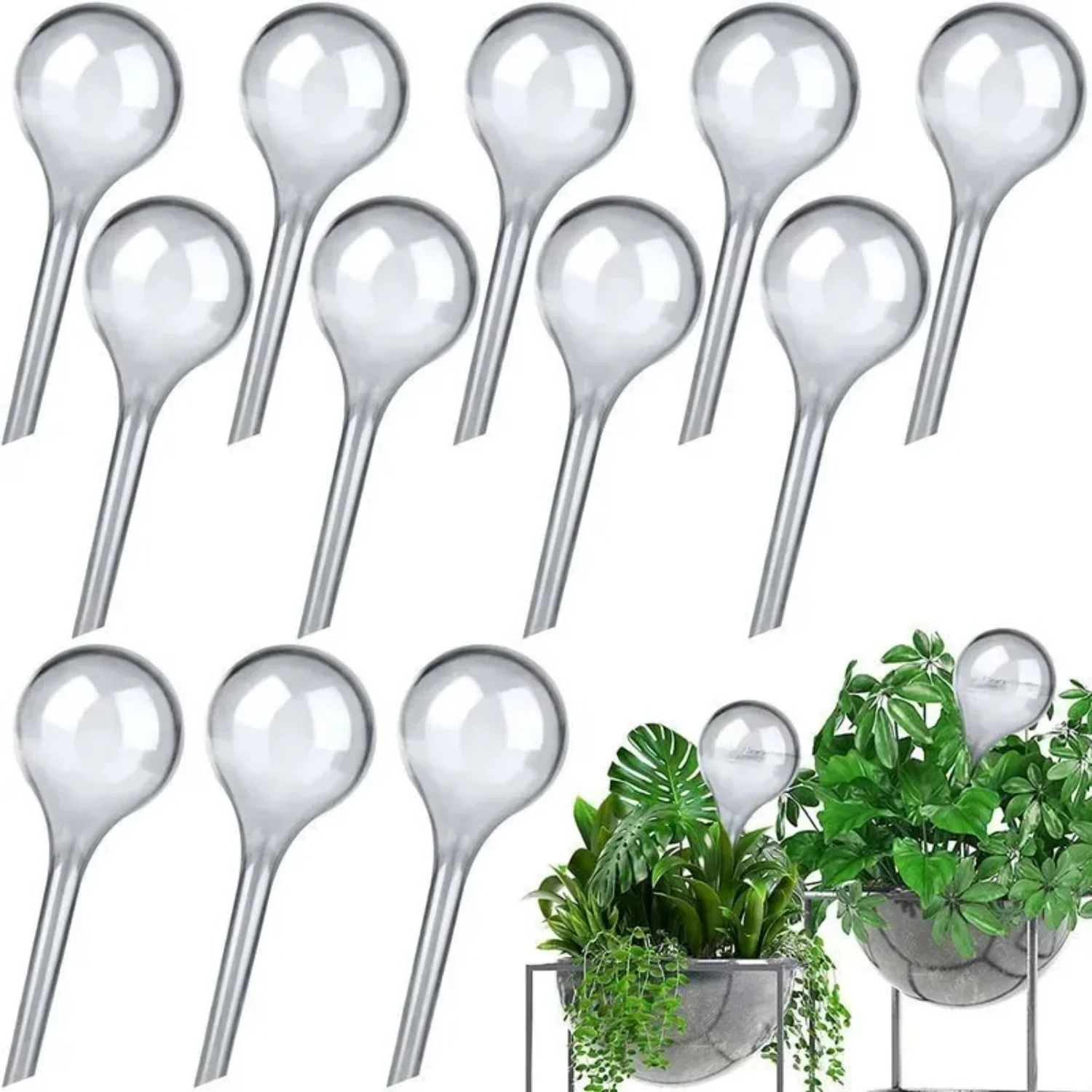 Automatic Plant Watering Bulbs Self Watering Globe Ball Water Device Drip Irrigation System  Garden Flower Plant Plastic Ball