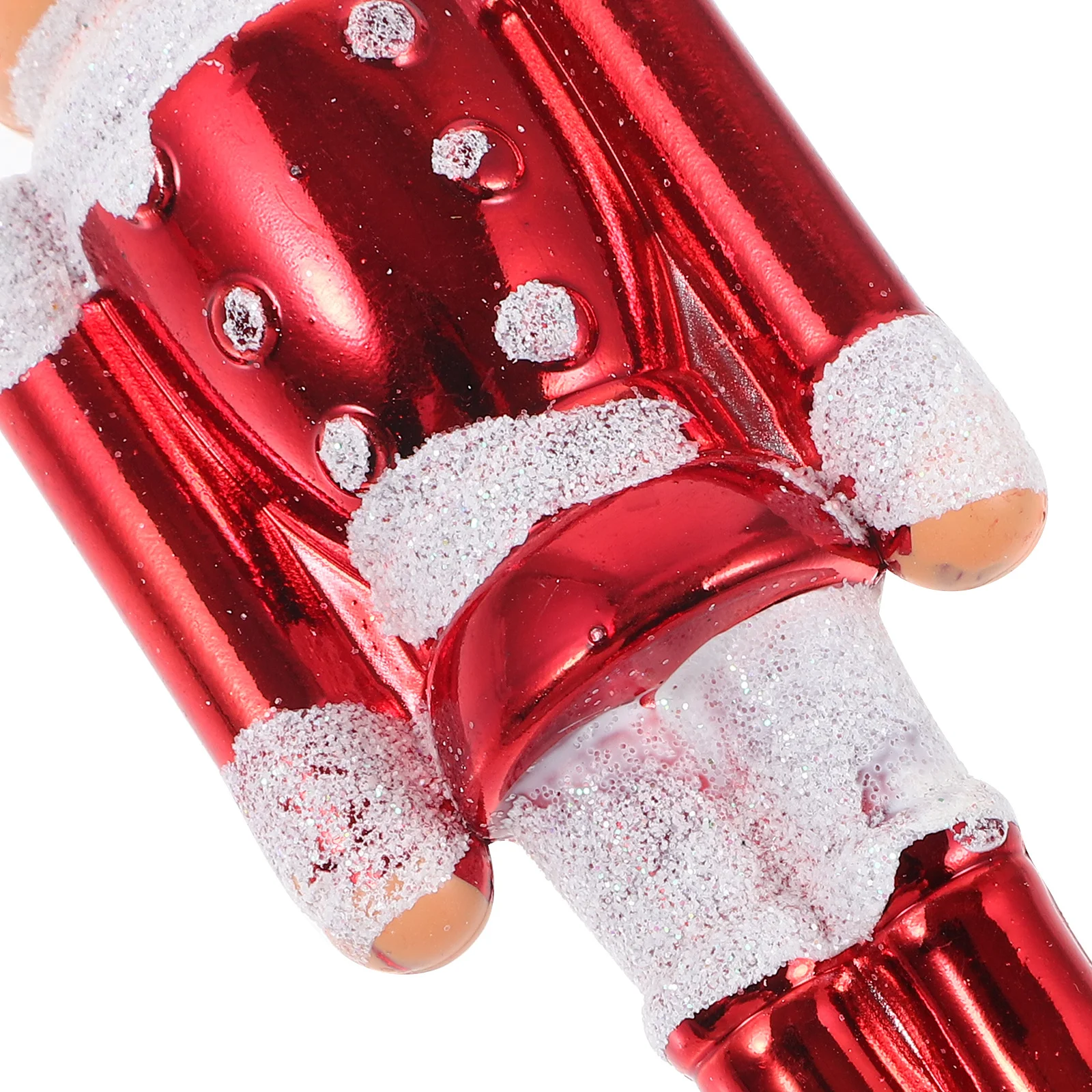 

2 Pcs Decorations Walnut Soldier Pendant Christmas Nutcrackers Ornaments Red Holiday Dcor