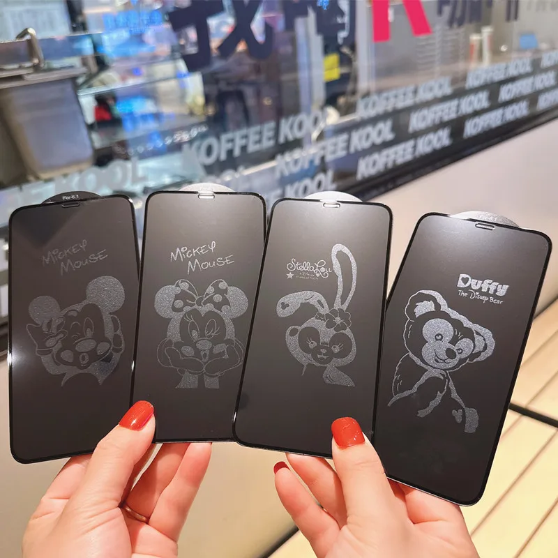 Sanrio Anime HelloKitty Cartoon Tempered Glass Film Invisible Anti-Peep for Iphone14 13 12 11 Pro Max X Xr Xs Full Screen Covers