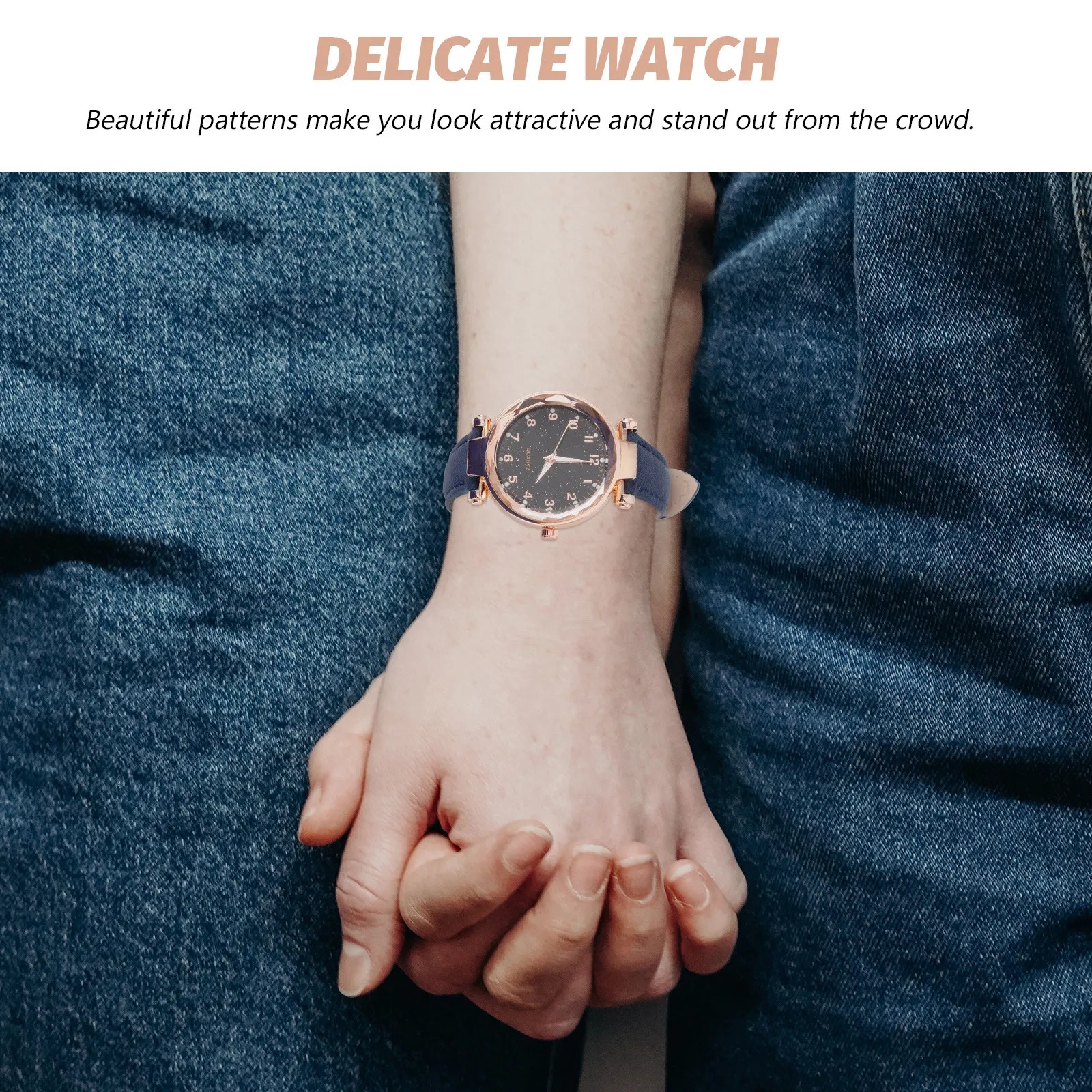 Luminous Night Retro Quartz Watch Sky Rhinestone Strap Women Wristwatch Fashionable Girl Watch Quartz Wristwatch