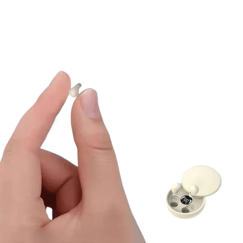 Bluetooth earphones, noise cancellation, ultra-small and invisible, hidden style, in-ear for sleep