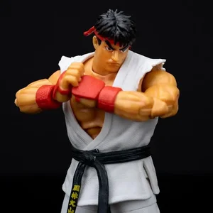 Auf Lager Jada Toys Ultra Street Fighter II m. Bison Dhalsim gewalttätiger Ken Ryu Guile 6 10 Hauptverkaufspuppe Ken Original artikuliert - №6