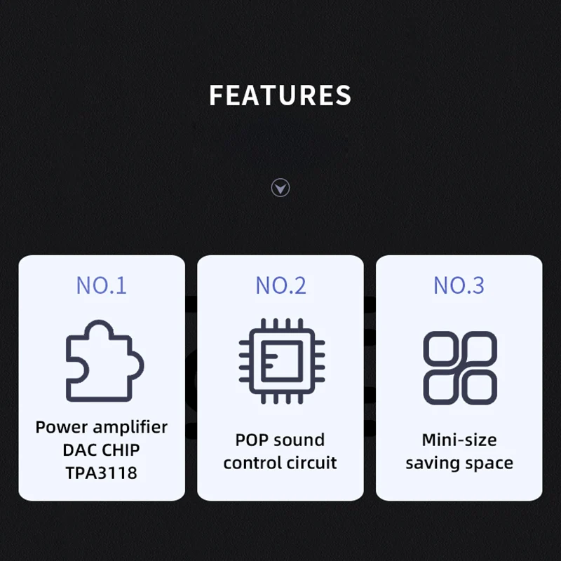 SMSL 미니 파워 앰프, DA1, TPA3118, 65W * 2(4Ω)Amp