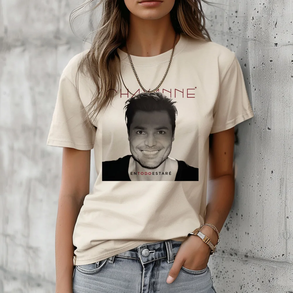 Chayanne t-shirts women summer Tee girl funny graphic clothing