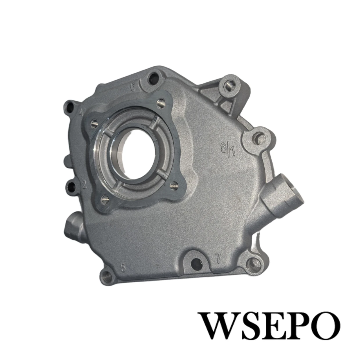 Quality Cast Aluminum Crankcase Side Cover (7 Mounting Hole Type) For 225 240 Performance Gokart Minibike Engine