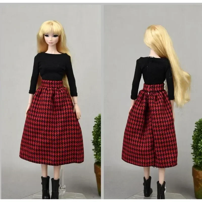 TA172 Bbie 인형을 위한 새로운 패션 탑과 스커트 정장 옷 드레스