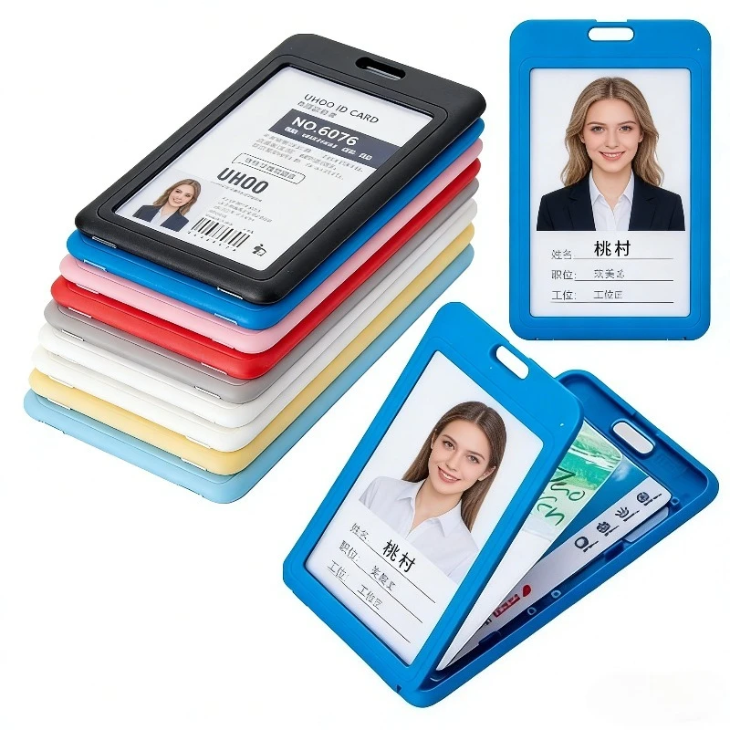 

Держатель для ID-карты/пропуска/рабочего пропуска/удостоверения личности, чехол-протектор для деловых встреч, 1 шт.