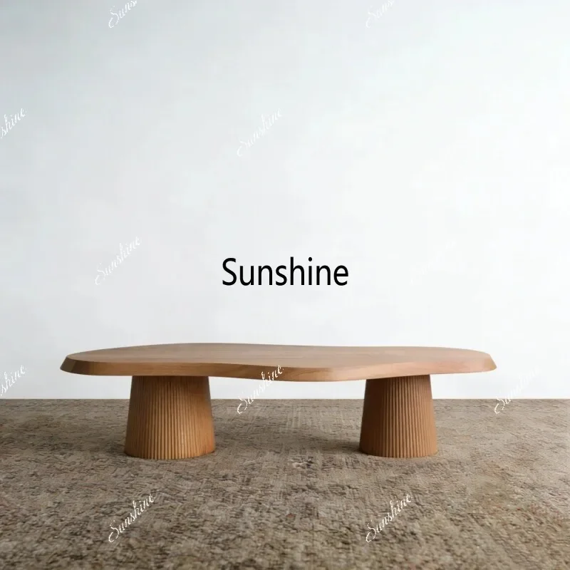 Minimalist living room household small apartment special-shaped coffee table*/