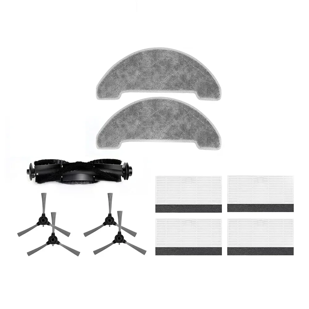 Imagem -06 - Escova Lateral Principal para Ultenic d5 Série D5s D5s Pro D5s Pro Mais Robô Aspirador de pó Limpeza Peça Substituição 11 Peças