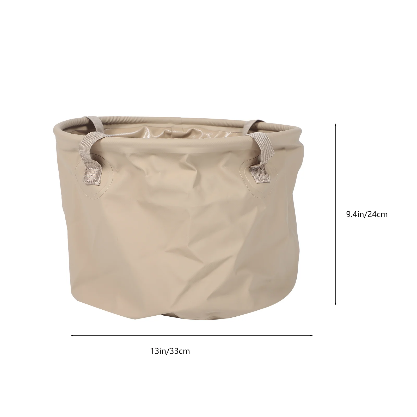 دلو مياه قابل للطي من مادة ممتازة، حوض غسيل محمول للتخييم والصيد، سهل التخزين والنقل #6