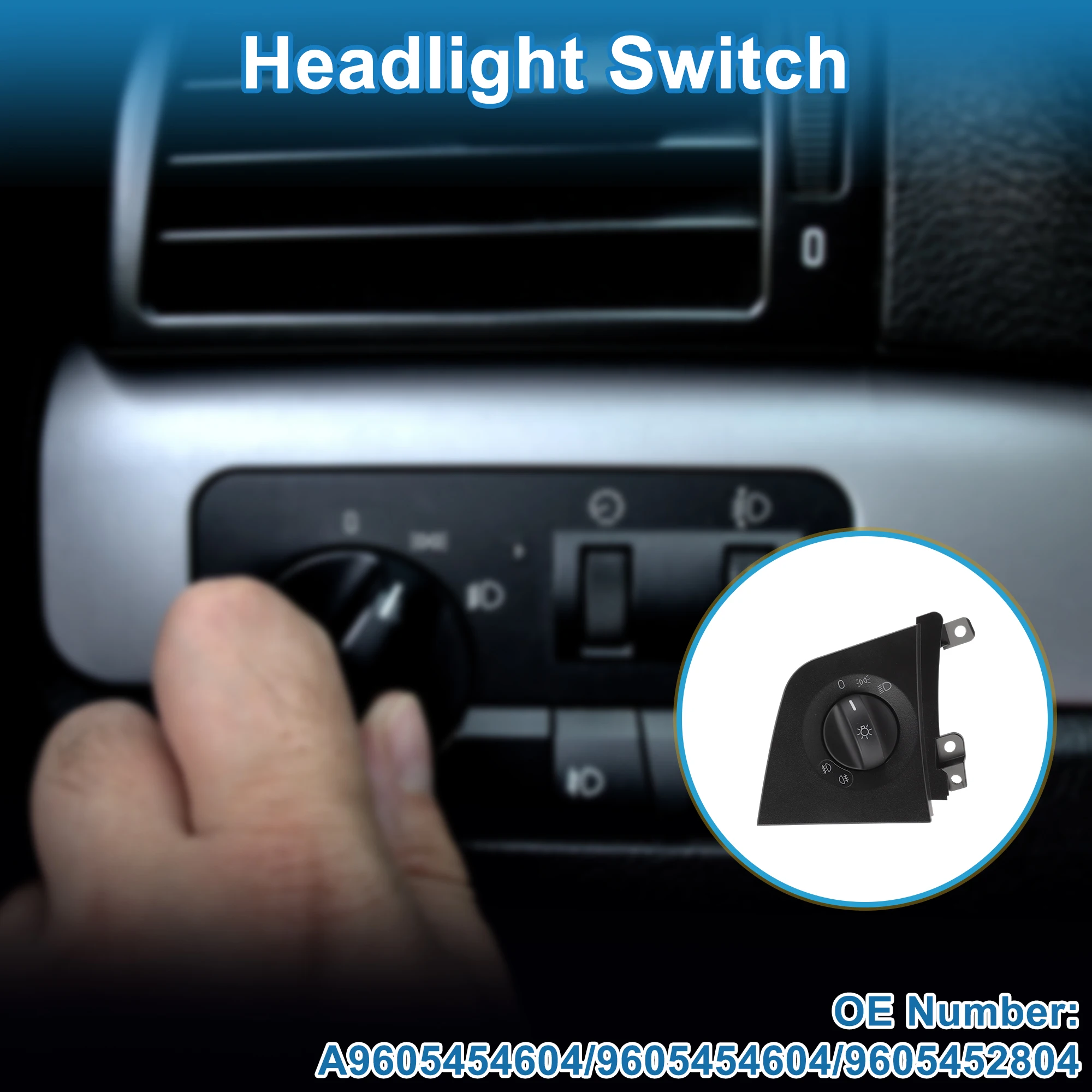 

UXCELL Headlight Switch for Mercedes-Benz Actros 2011-2020 No.A9605454604 1 pcs