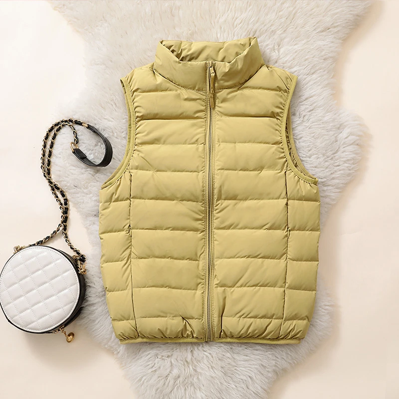 2021 neue Schinteon Licht Unten Jacke 90% Weiße Ente Unten Mantel Casual Herbst Winter Dünne Outwear mit Kapuze Frauen Stehen kragen