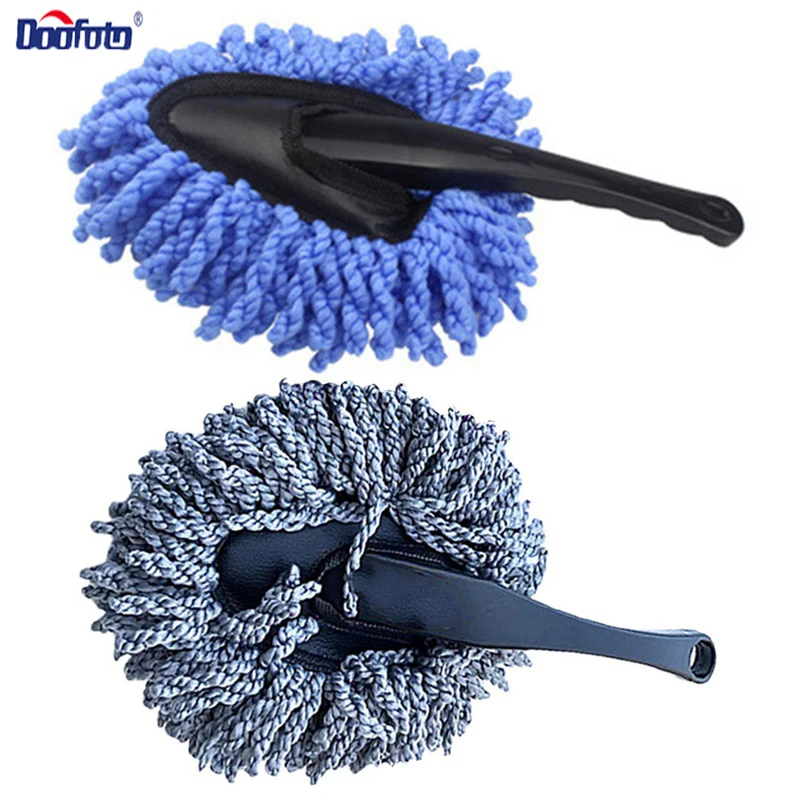 Car Dust Brush Multi-Functional Microfiber Car Dust Cleaning Brushes Duster Mop Auto Duster Was Car Care