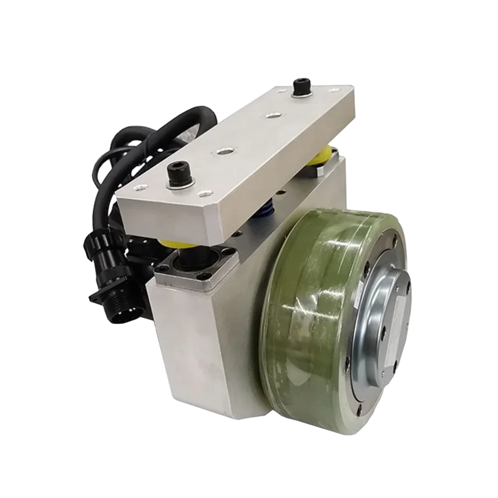 

High Torque 400W Planetary Gear Wheel With Suspension For Automated Guided Vehicle
