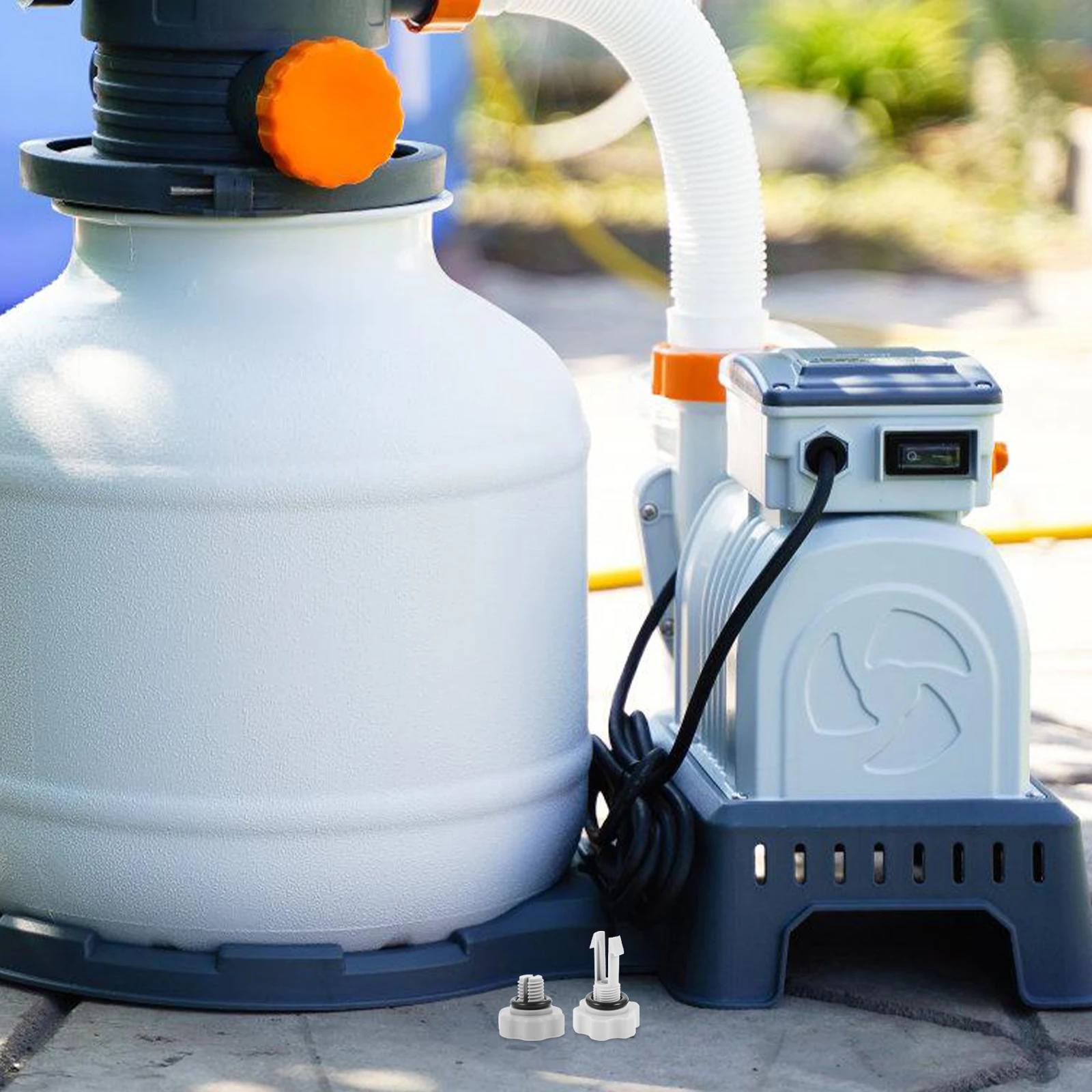 

1 set Filter Pump Repair Kit Pool Replacement Parts Sealing Rings PVC Durability Long Lifespan Spa Pool Bathrooms