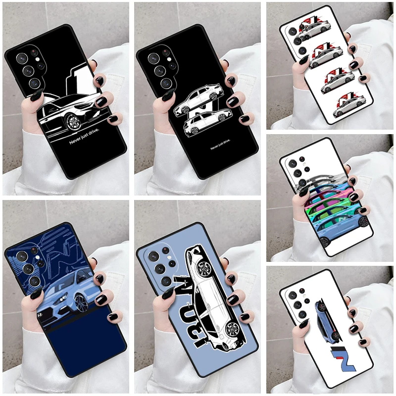 Phone Case For Samsung Galaxy S24 S23 S21fe S22 Ultra Plus Note 10 20 S8 S9 S10 Cover Hyundai i30 N line