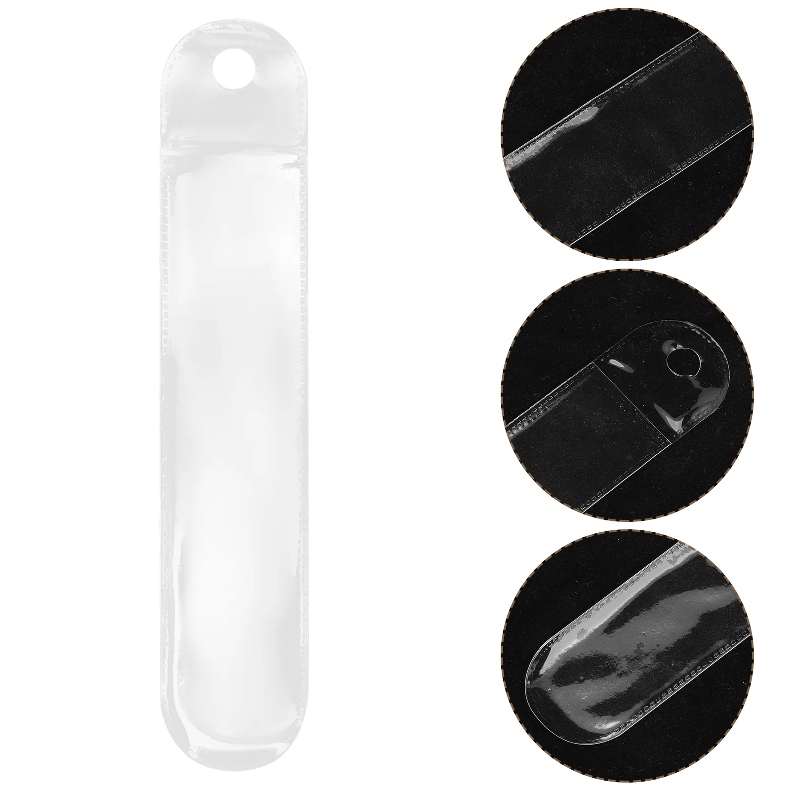 50 ชิ้นปากกาลูกลื่นกระเป๋าตะกั่วดินสอลิ้นชักแบ่งพลาสติก Erasable ป้องกันกระเป๋า