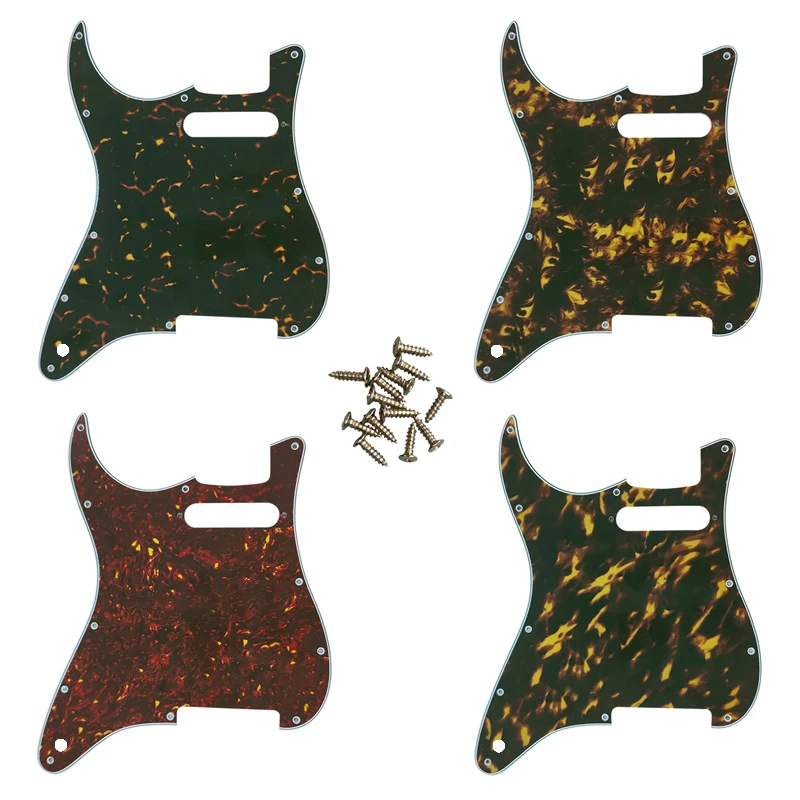 

Custom Guitar Pickguard -For Left Handed USA Fd Strat 72'11 Screw Hole St A Single Pickup On The Neck Scratch Plate Many Colors